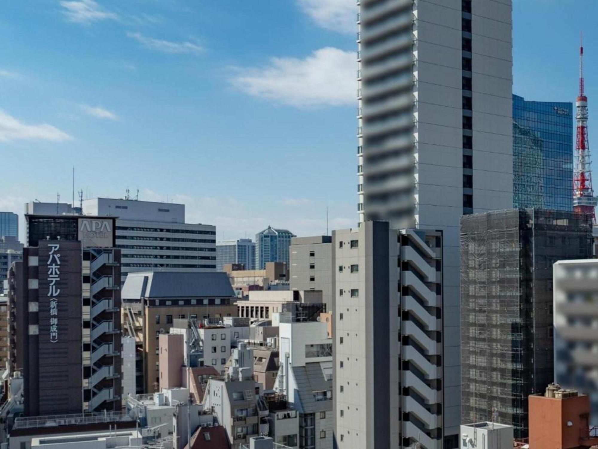 Apa Hotel Shimbashi Onarimon Präfektur Tokio Exterior foto